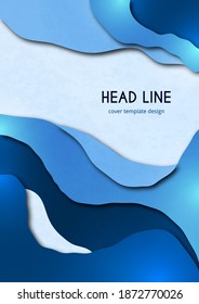 Heller abstrakter Hintergrund, Farbwellenformen. Kreative Vorlage für Cover-Design, Flyer, Banner, Visitenkarte. Vektorgrafik.