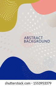 Bright abstract background, colored waves, flowing liquid form, liquid splash. Modern dynamic graphic design for business cards, invitations, gift cards, flyers, brochures. Vector illustration