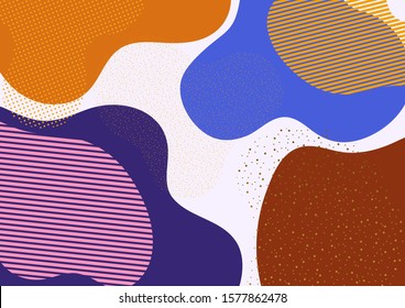 Bright abstract background, colored waves, flowing liquid form, liquid splash. Modern dynamic graphic design for business cards, invitations, gift cards, flyers, brochures. Vector illustration