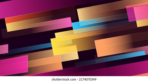 Bright abstract background with colorful stripes