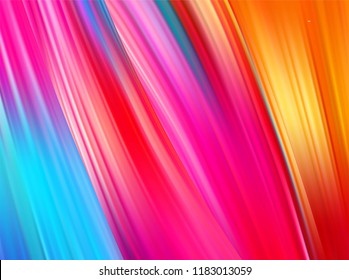 Bright abstract background with colorful swirl flow. Vector illustration EPS10