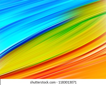 Bright abstract background with colorful swirl flow. Vector illustration EPS10