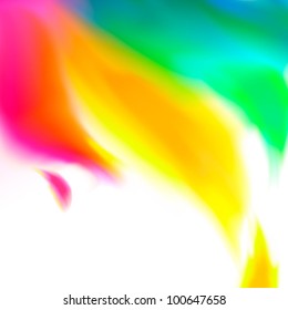 Bright abstract background with colorful watercolor swirl  - vector illustration for your business presentations.