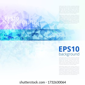 Bright abstract background design with copy space