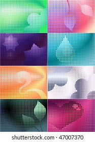 bright abstract background with details