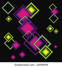Bright abstract background with diamonds