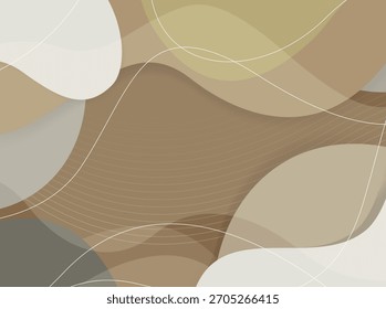 Fondo Abstractas brillante con Formas deformadas curvas dinámicas