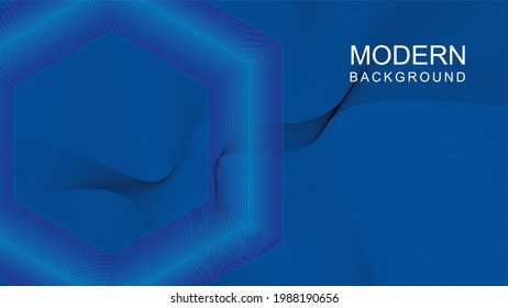 Fondo abstracto luminoso con olas de estilo moderno y minimalista dinámico. Ilustración vectorial para el diseño de sitios web