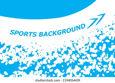 Bright abstract background with a dynamic waves of minimalist style. Vector illustration for website design