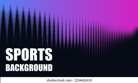 Bright abstract background with a dynamic waves of minimalist style. Vector illustration for website design