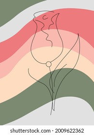 fondo claro y abstracto con flores 