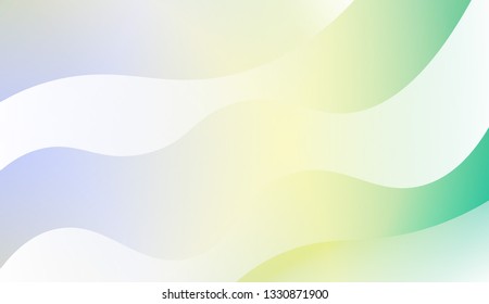 Bright abstract background with geometric shapes layers. Swirly Colorful Vibrant Shapes. Vector illustration. Futuristic wavy backdrop. Gradient.