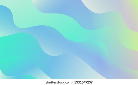 Bright abstract background with geometric shapes layers. Swirly Colorful Vibrant Shapes. Vector illustration. Futuristic wavy backdrop. Gradient