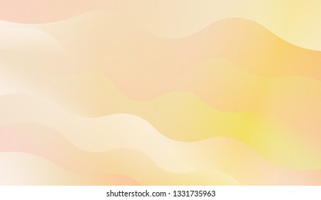 Bright abstract background with geometric shapes layers. Swirly Colorful Vibrant Shapes. Vector illustration. Futuristic wavy backdrop. Gradient