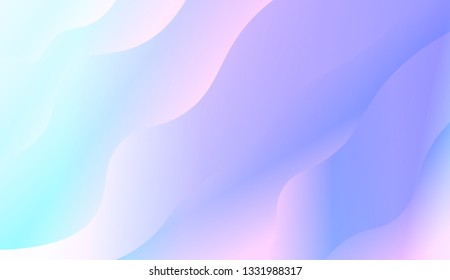 Bright abstract background with geometric shapes layers. Swirly Colorful Vibrant Shapes. Vector illustration. Futuristic wavy backdrop. Gradient