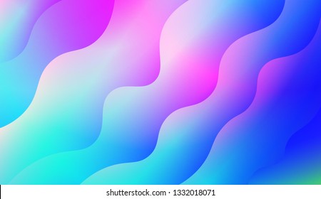Bright abstract background with geometric shapes layers. Swirly Colorful Vibrant Shapes. Vector illustration. Futuristic wavy backdrop. Gradient