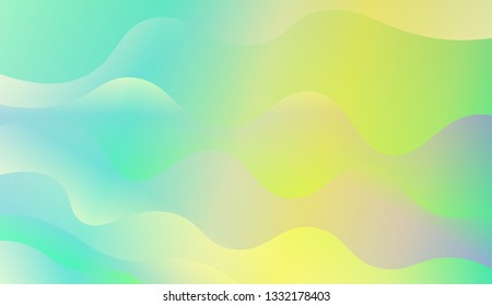 Bright abstract background with geometric shapes layers. Swirly Colorful Vibrant Shapes. Vector illustration. Futuristic wavy backdrop. Gradient