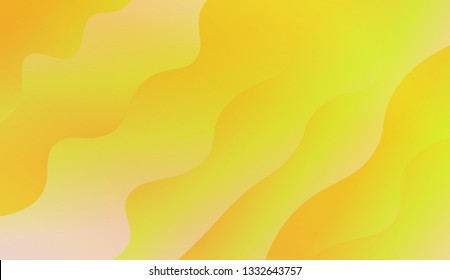 Bright abstract background with geometric shapes layers. Swirly Colorful Vibrant Shapes. Vector illustration. Futuristic wavy backdrop. Gradient
