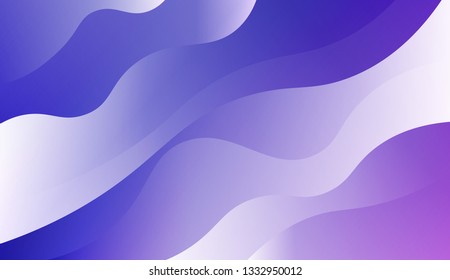 Bright abstract background with geometric shapes layers. Swirly Colorful Vibrant Shapes. Vector illustration. Futuristic wavy backdrop. Gradient.