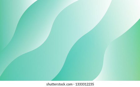 Bright abstract background with geometric shapes layers. Swirly Colorful Vibrant Shapes. Vector illustration. Futuristic wavy backdrop. Gradient.