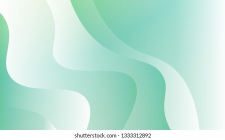 Bright abstract background with geometric shapes layers. Swirly Colorful Vibrant Shapes. Vector illustration. Futuristic wavy backdrop. Gradient.