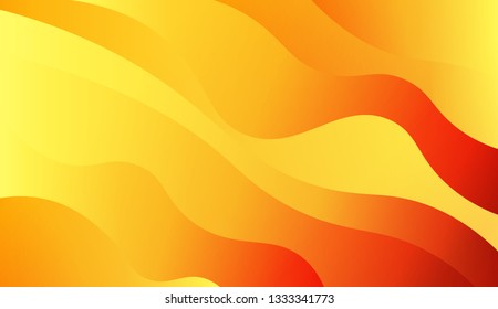 Bright abstract background with geometric shapes layers. Swirly Colorful Vibrant Shapes. Vector illustration. Futuristic wavy backdrop. Gradient.