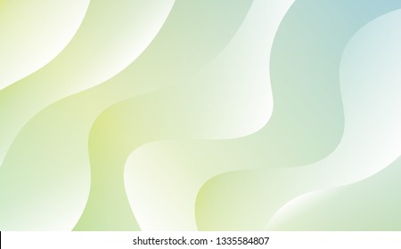 Bright abstract background with geometric shapes layers. Swirly Colorful Vibrant Shapes. Vector illustration. Futuristic wavy backdrop. Gradient.