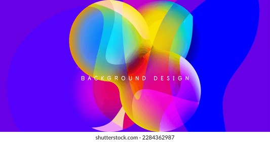 Brillante fondo abstracto brillante círculo brillante y composición de esfera. Vector geométrico minimalista Ilustración Para Papel De Fondo, Cartel, Fondo, Tarjeta