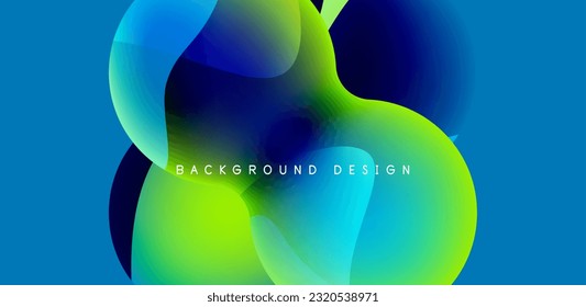 Bright abstract background glossy shiny circle and sphere composition. Minimalist geometric vector Illustration For Wallpaper, Banner, Background, Card
