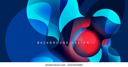 Brillante fondo abstracto brillante círculo brillante y composición de esfera. Vector geométrico minimalista Ilustración Para Papel De Fondo, Cartel, Fondo, Tarjeta