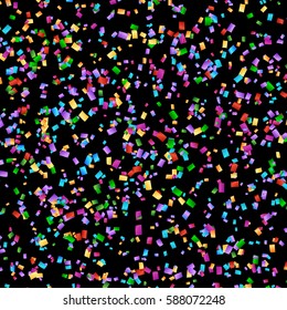 Bright abstract background with glossy tiny confetti
