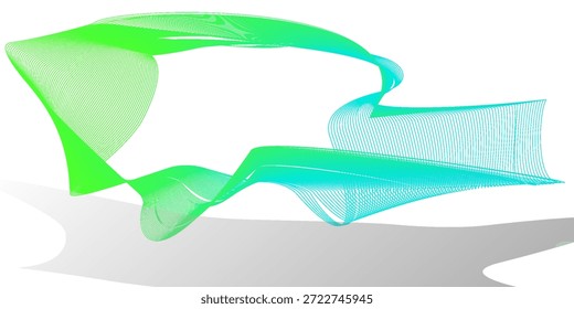 fundo abstrato brilhante com um brilho ondas abstratas, fundo abstrato