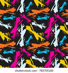 bright abstract background graffiti seamless pattern