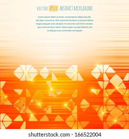 Bright  abstract background.The illustration contains transparency and effects. EPS10