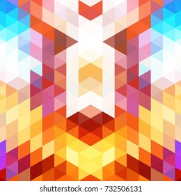 Bright abstract background of inclined geometric shapes. The movement space.