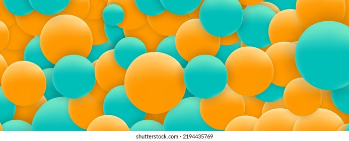 Bright abstract background of jumble of rainbow colored balloons celebrating gay pride