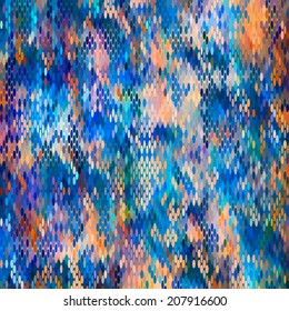 Bright abstract background. Modern stylish snake skin texture. Vector illustration. Web and mobile template. 