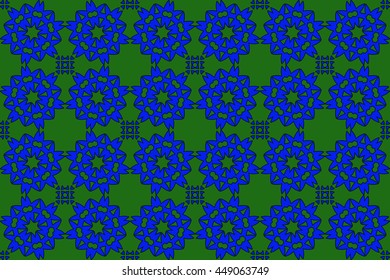 Bright abstract background with mosaic elements. seamless vector illustration