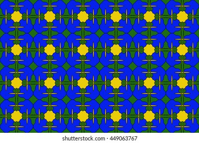 Bright abstract background with mosaic elements. seamless vector illustration