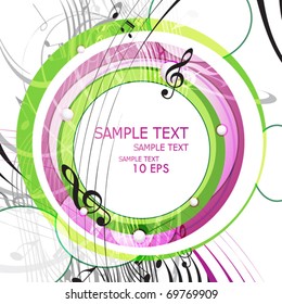 Bright abstract background music