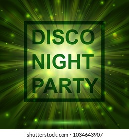 Bright abstract background. Night disco. A party. Celebration. Invitation. Print. For your design.