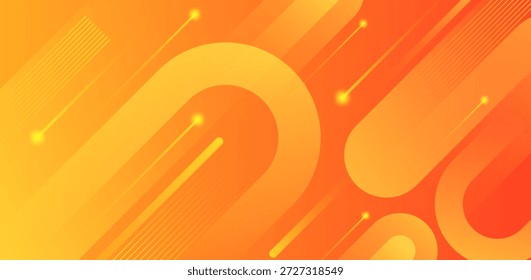 Fondo abstracto brillante con Formas fluidas de gradiente naranja y amarillo, estilo cálido y enérgico adecuado para diseños creativos y promocionales.
