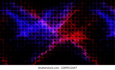 Bright abstract background of overlapping squares with space for your text, vector illustration.