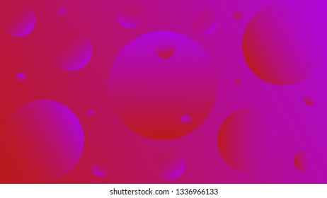 
Bright abstract background of pink and red circles. Background for advertising, cards, banners, messages, landing page. Disco style. Saturated colors. Zine culture.