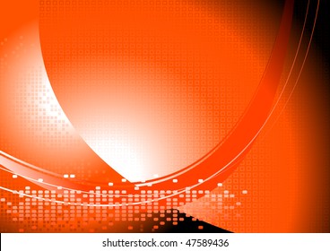 Fondo abstracto brillante con cuadrados y líneas