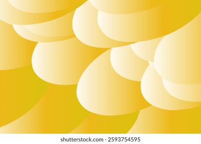Bright abstract background with stacked bright yellow circles, looks beautiful and unique.