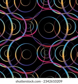 A bright abstract background with swirls lines on a dark background. Design of flyers for parties, banners for websites and presentations
