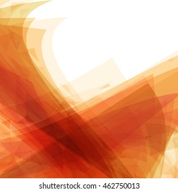 Bright abstract background of triangles with place for text on white background. Vector illustration