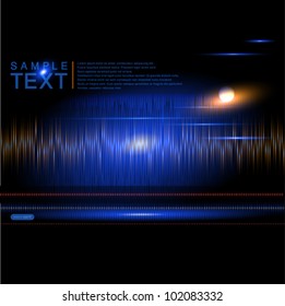 Bright abstract background - vector illustration.