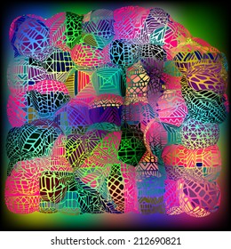 Bright abstract background. Vector illustration.